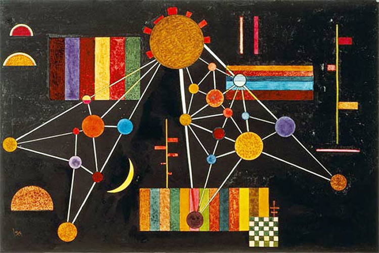 Network Of Above 1927 Wassily Kandinsky Oil Painting